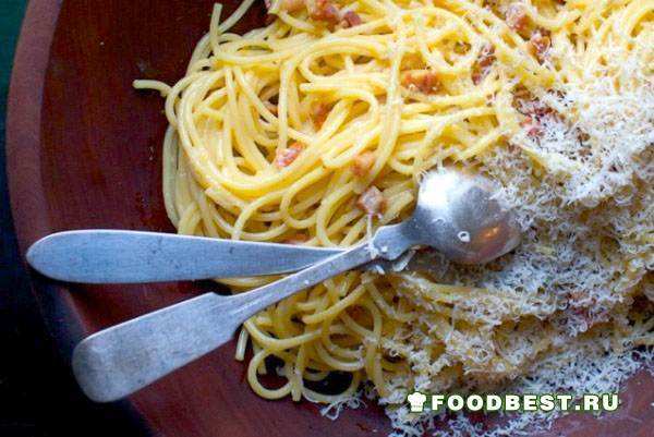 Аутентичная спагетти карбонара