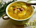 Фасолевый суп с бараниной и капустой